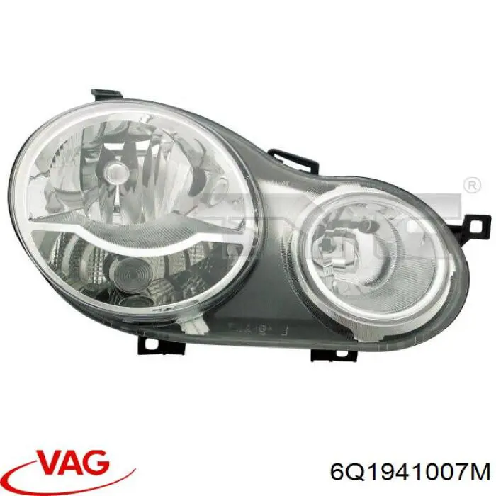 Левая фара 6Q1941007M VAG
