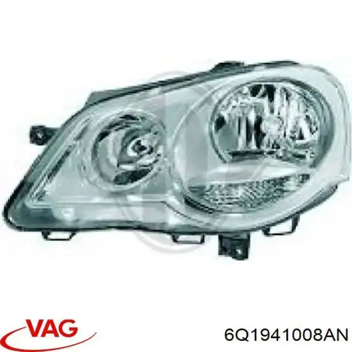 Правая блок фара VAG 6Q1941008AN цена, от 89.46 USD