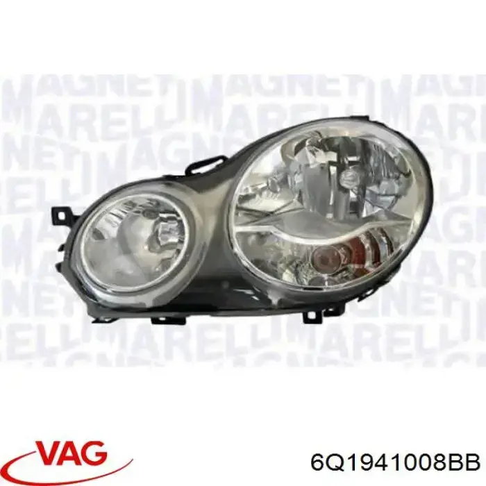 Правая блок фара VAG 6Q1941008BB цена, от 51.75 USD