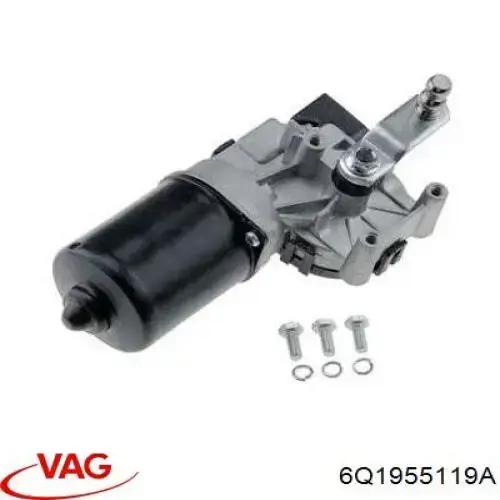 Купить 6Q1955119A VAG Мотор стеклоочестителя