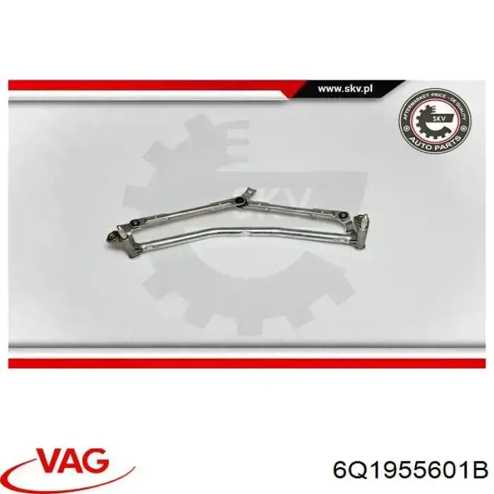Трапеция дворников VAG 6Q1955601B