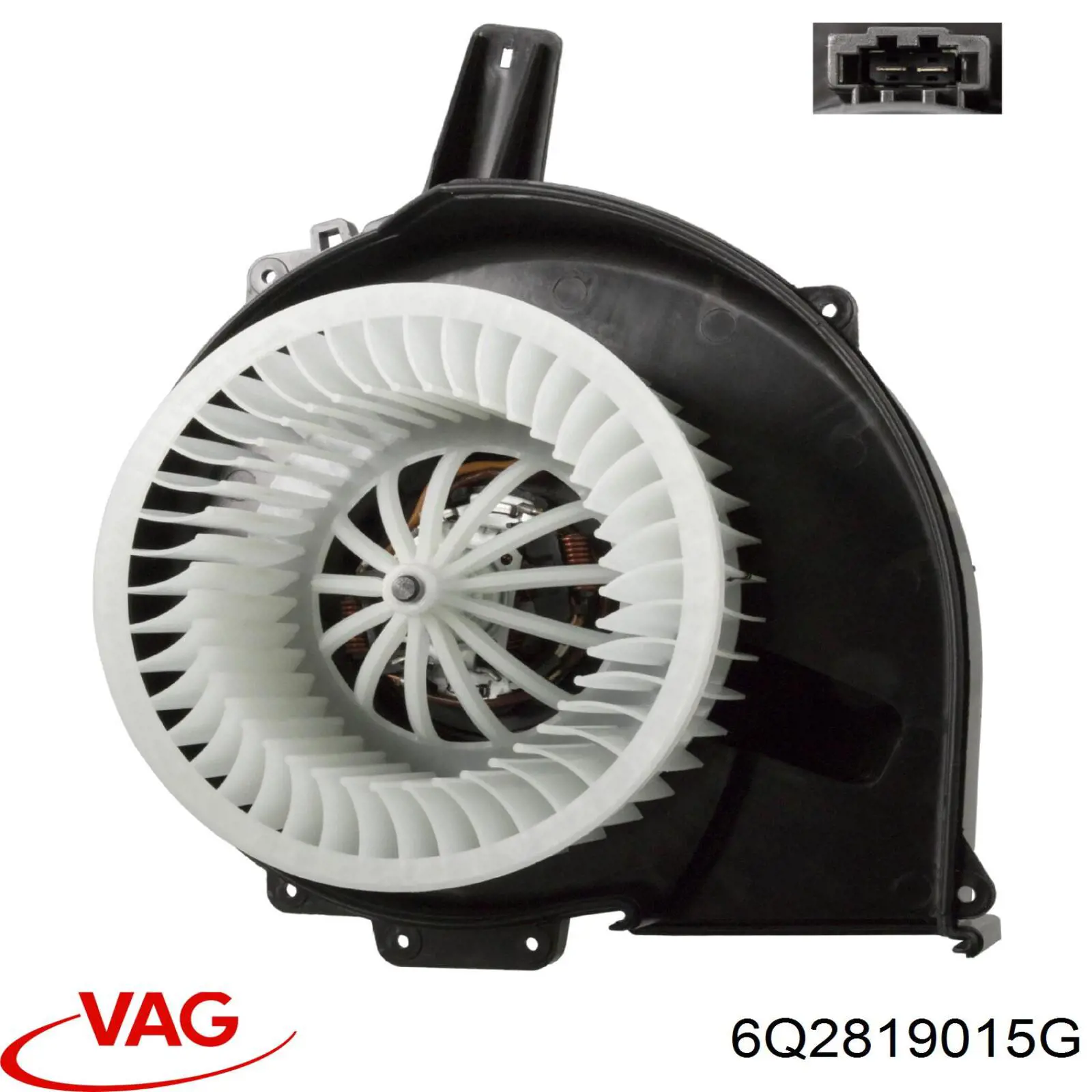 6Q2819015G VAG motor de ventilador de forno (de aquecedor de salão)