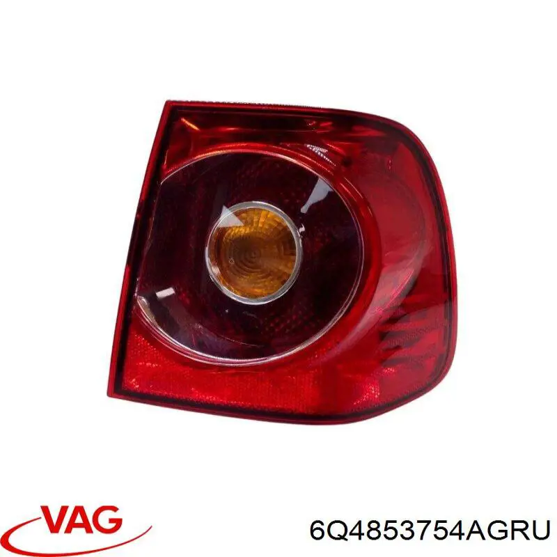 Молдинг двери задней правой 6Q4853754A VAG