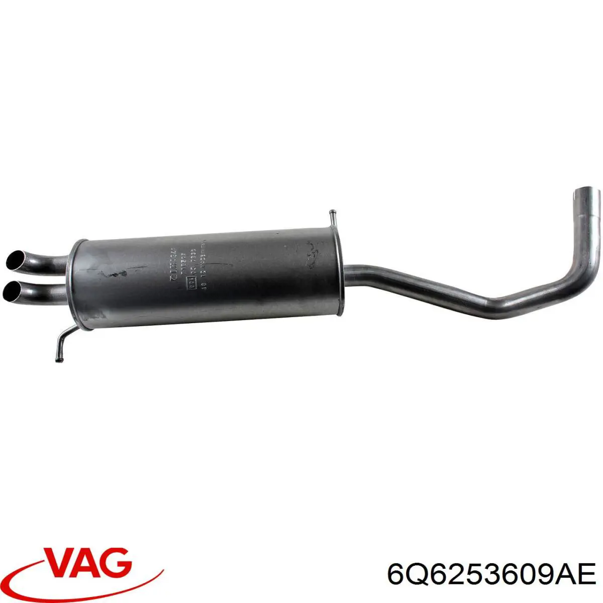 Купить 6Q6253609AE VAG Глушитель задний