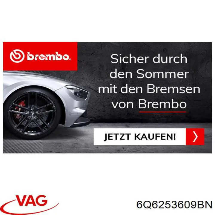 Выхлоп задний VAG 6Q6253609BN цена, от 610.77 USD
