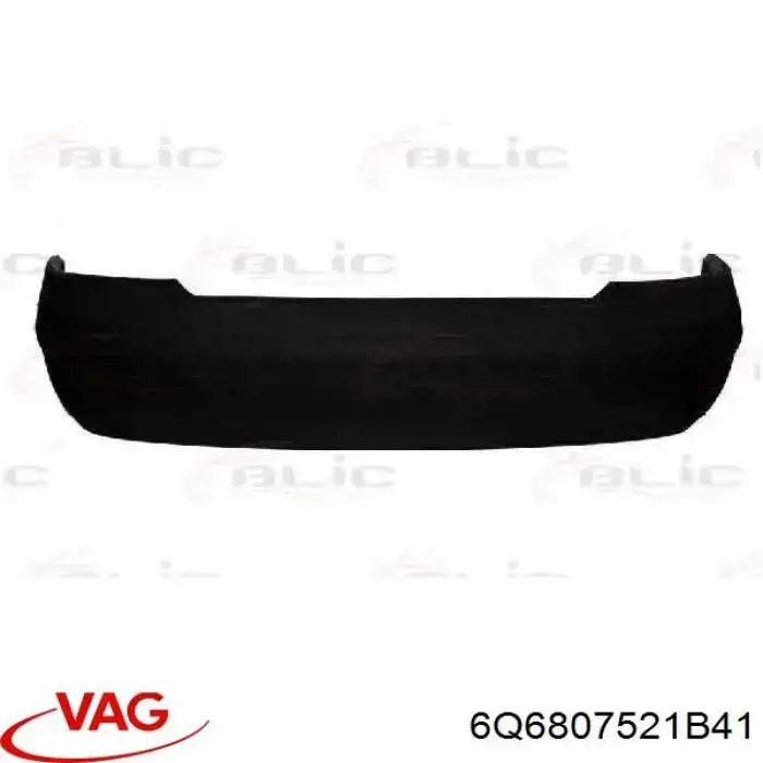 Спойлер заднего бампера 6Q6807521B41 VAG