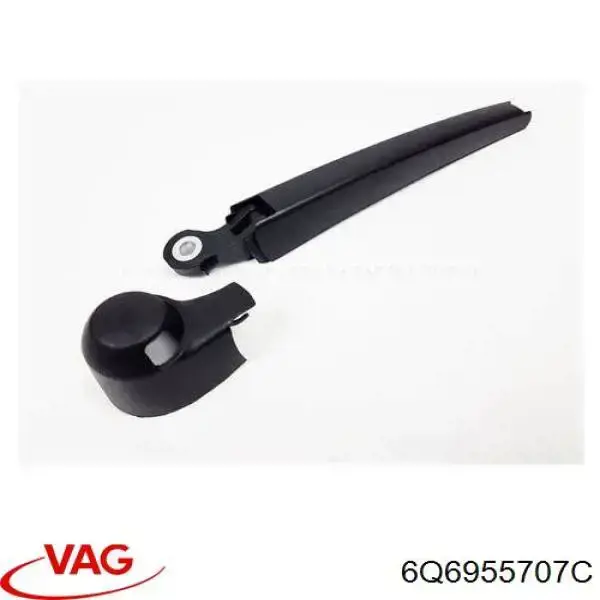 Купить 6Q6955707C VAG Рычаг-поводок стеклоочистителя заднего стекла