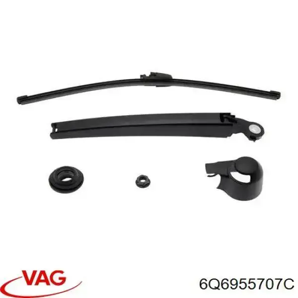 Купить 6Q6955707C VAG Рычаг-поводок стеклоочистителя заднего стекла