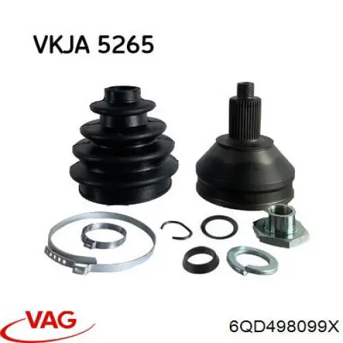 6QD498099X VAG junta homocinética externa dianteira