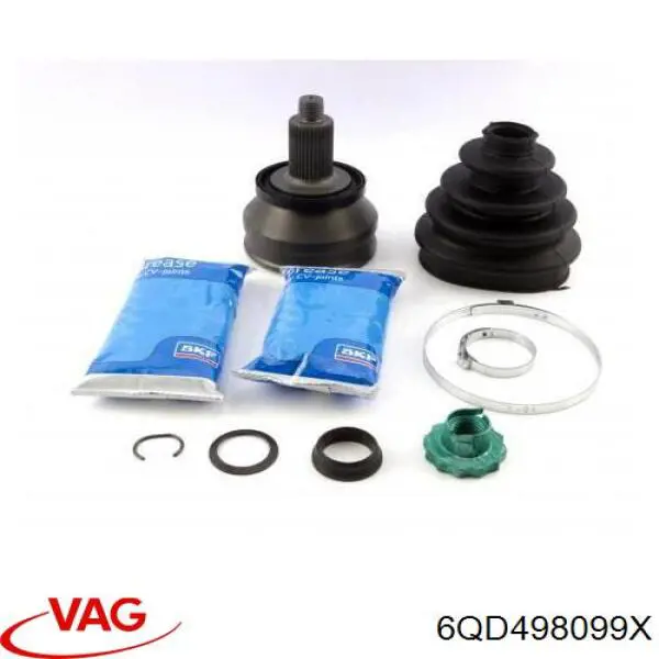 ШРУС наружный передний 6QD498099X VAG