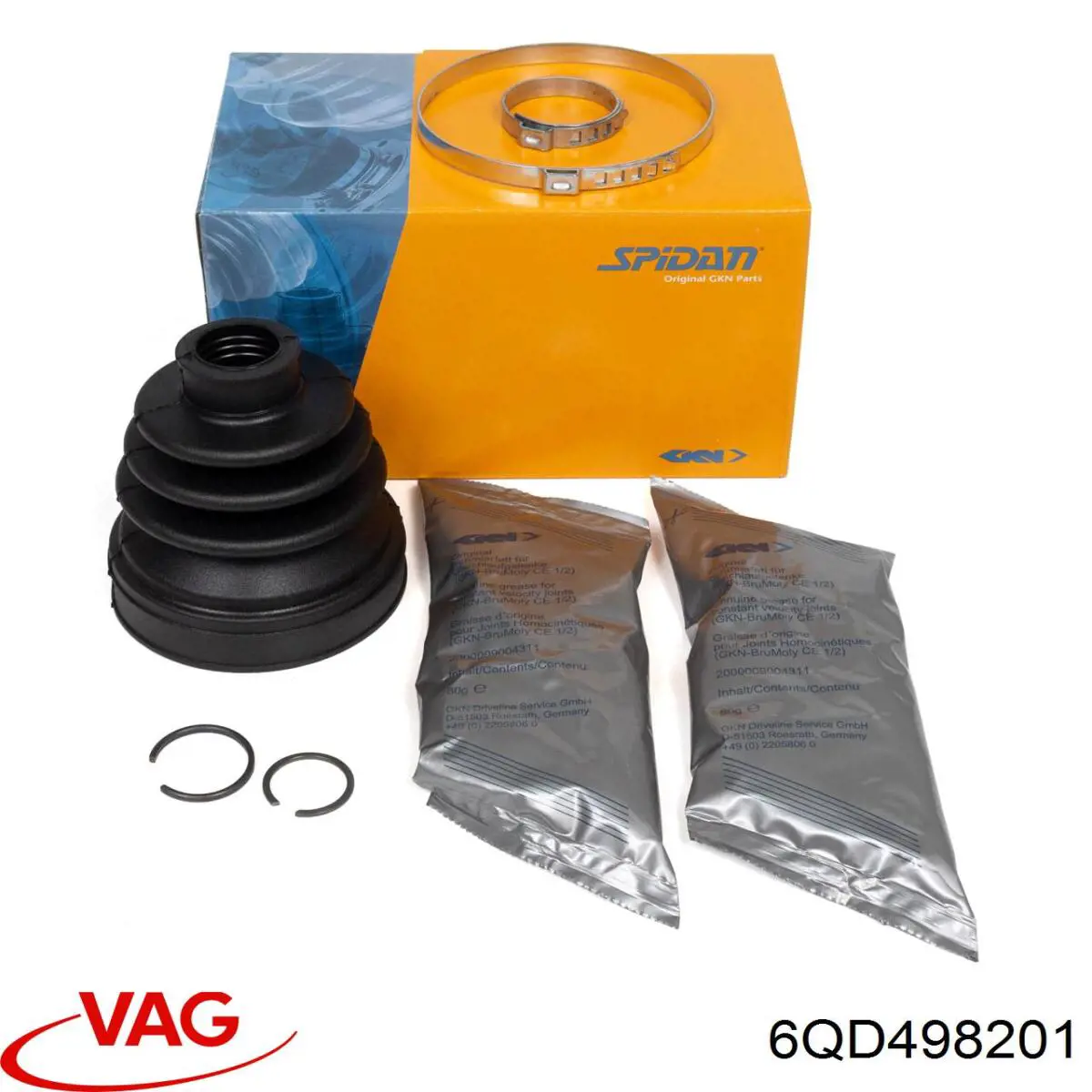 Купить 6QD407283 VAG Пыльник ШРУСа внутренний, передней полуоси, левый