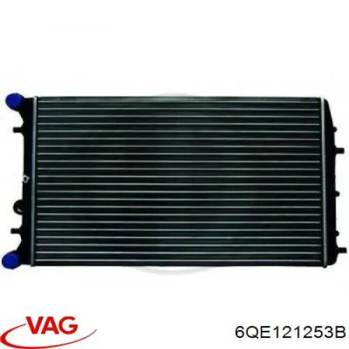 Радиатор 6QE121253B VAG