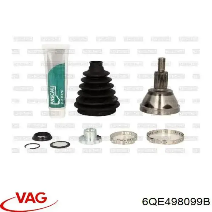 Купить 6QE498099B VAG Внешняя граната