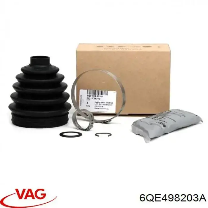 Купить 6QE498203A VAG Пыльник гранаты наружный, передний