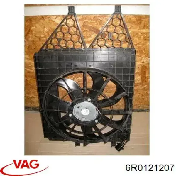 6R01212079B9 VAG difusor do radiador de esfriamento
