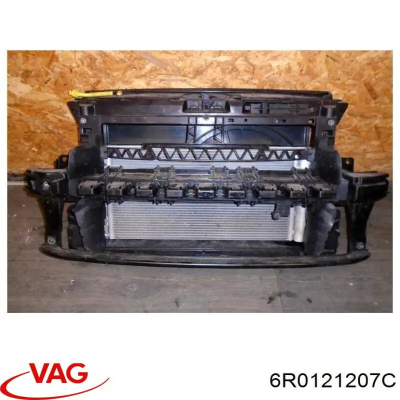 6R0121207C VAG difusor do radiador de esfriamento