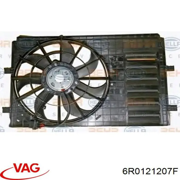 Диффузор радиатора охлаждения VAG 6C0121207A цена, от 38.55 USD