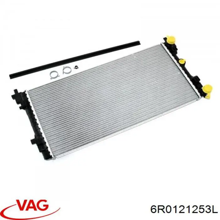 Радиатор охлаждения двигателя VAG 6R0121253L