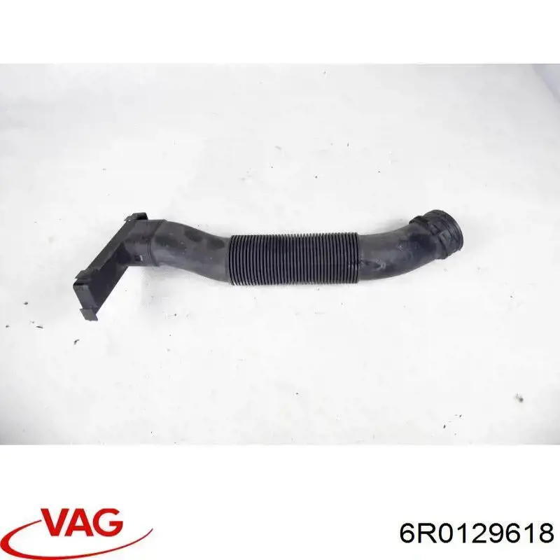 6R0129618 VAG cano derivado de ar, entrada de filtro de ar