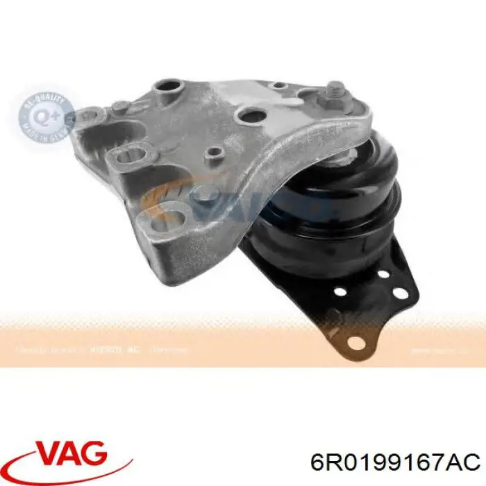Compre 6R0199167AC VAG Coxim (suporte) traseiro de motor