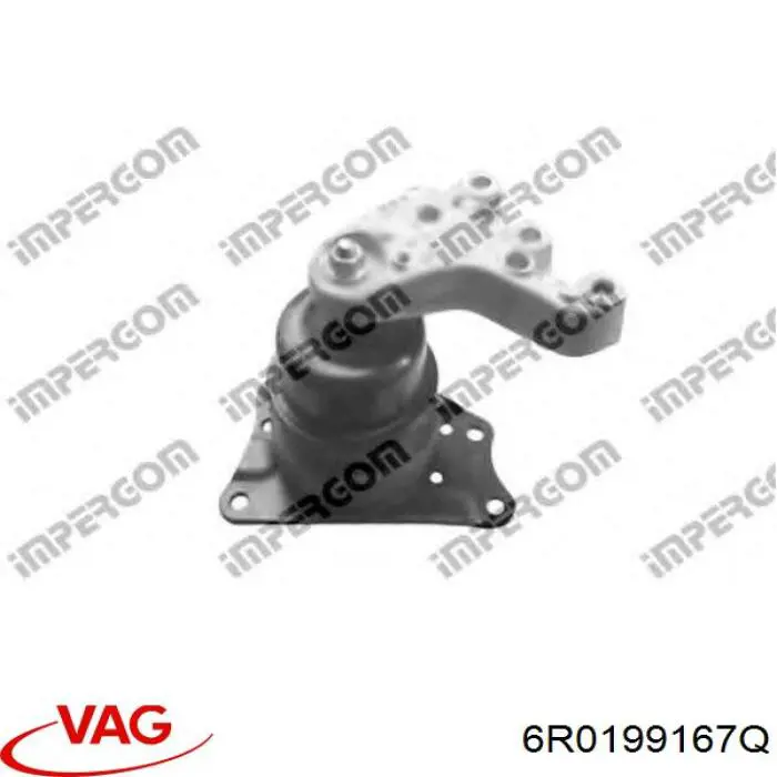 6R0199167Q VAG coxim (suporte direito de motor)