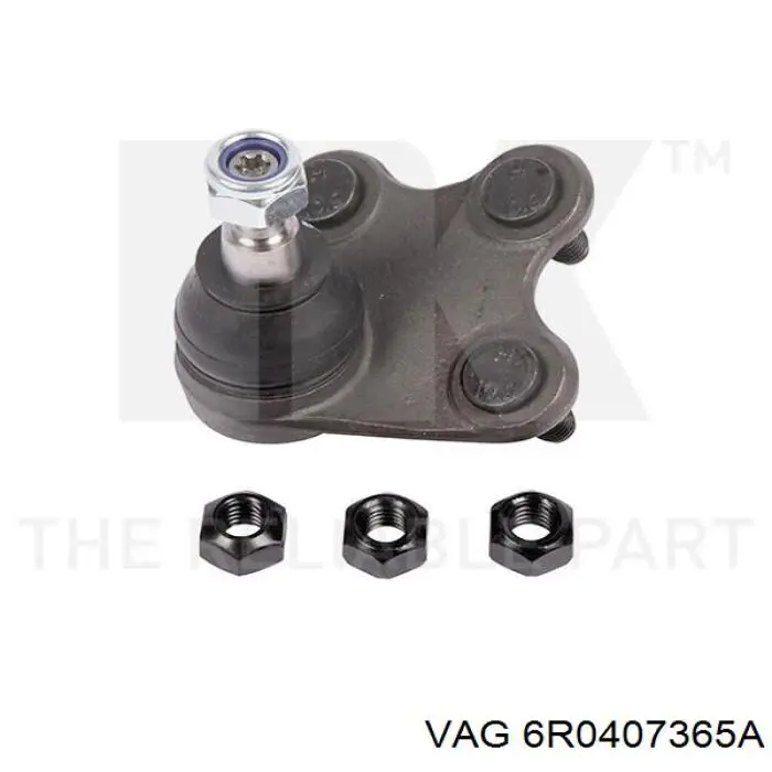 Шаровая опора левая нижняя VAG 6R0407365A