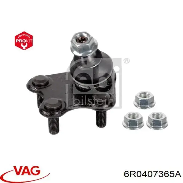 Купить 6R0407365A VAG Шаровая опора, нижняя, левая