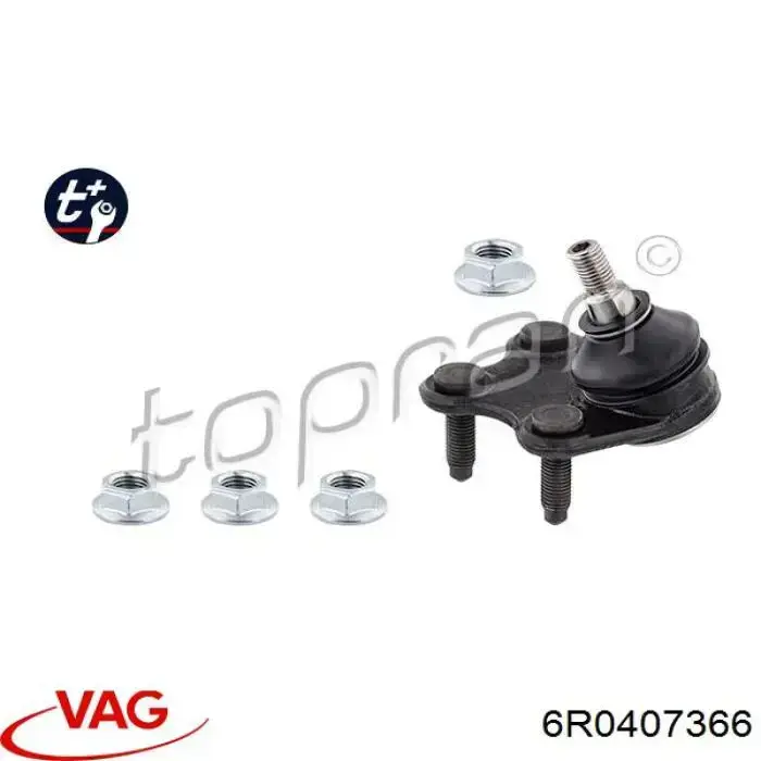 6R0407366 VAG Правая нижняя шаровая опора