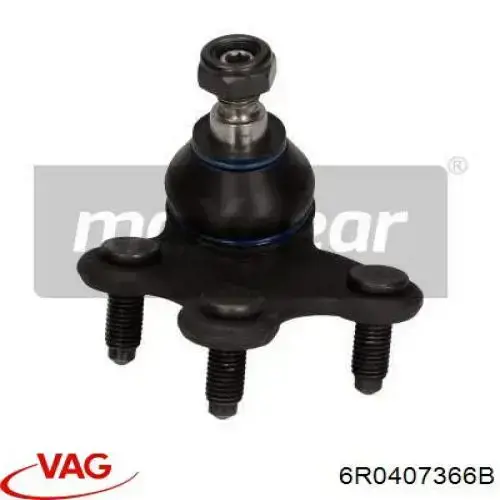 Нижняя правая шаровая опора 6R0407366B VAG