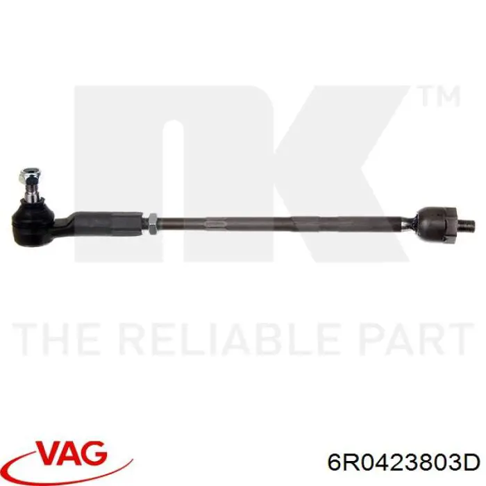 6R0423803C VAG Поперечная рулевая тяга левая