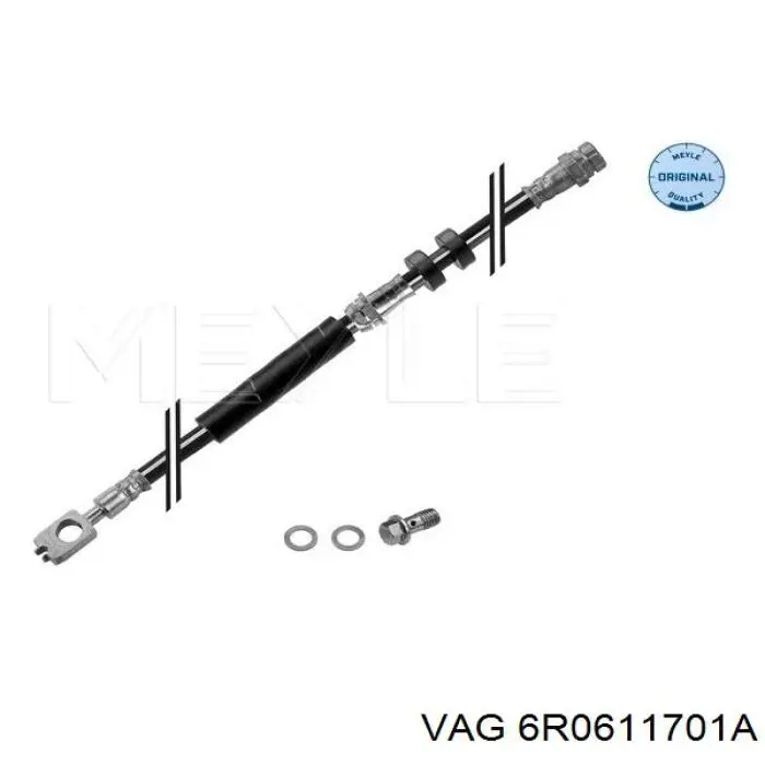 Купить 6R0611701A VAG Шланг тормозной передний