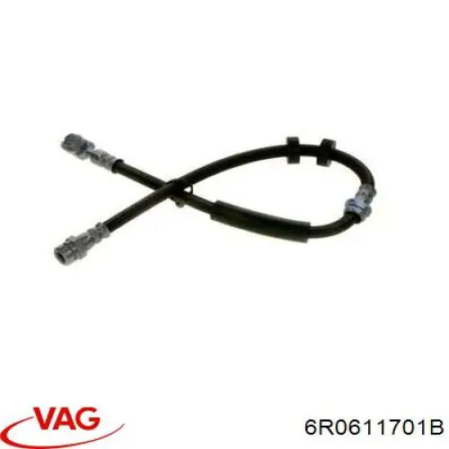 Купить 6R0611701B VAG Шланг тормозной передний