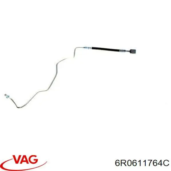 Купить 6R0611764C VAG Шланг тормозной задний правый