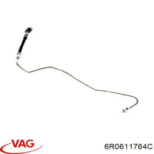 Шланг тормозной задний, правый VAG 6R0611764C цена, от 22.21 USD