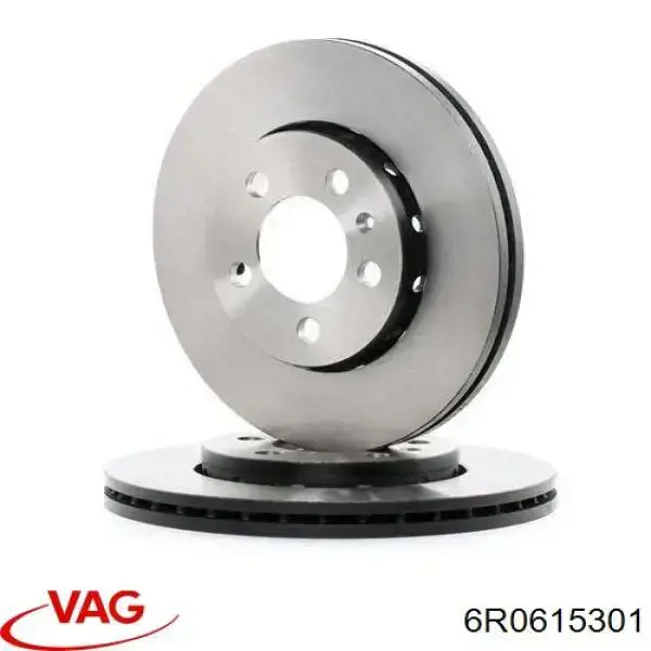6R0615301 VAG диск тормозной передний