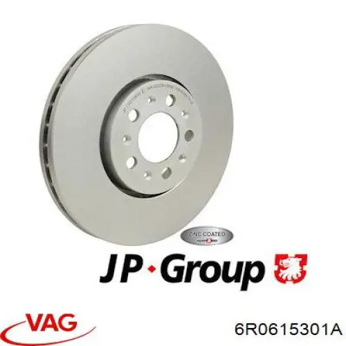 Тормоз дисковый передний VAG 6R0615301A цена, от 12.74 USD