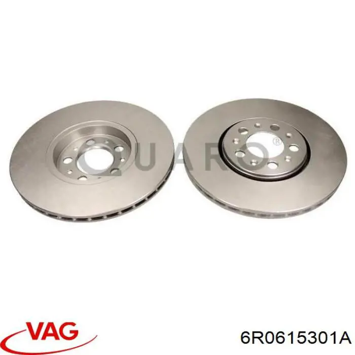 Передние тормозные диски 6R0615301A VAG