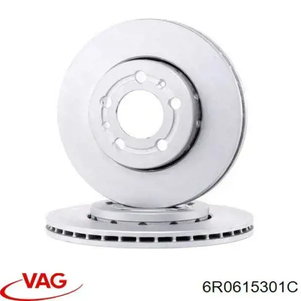 6R0615301C VAG Диск тормозной передний