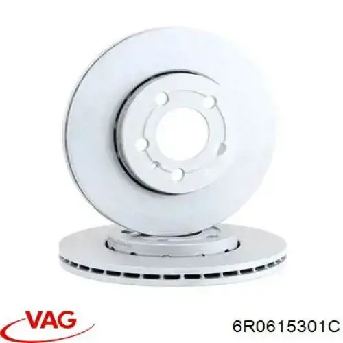Купить 6R0615301C VAG Ротор тормозной