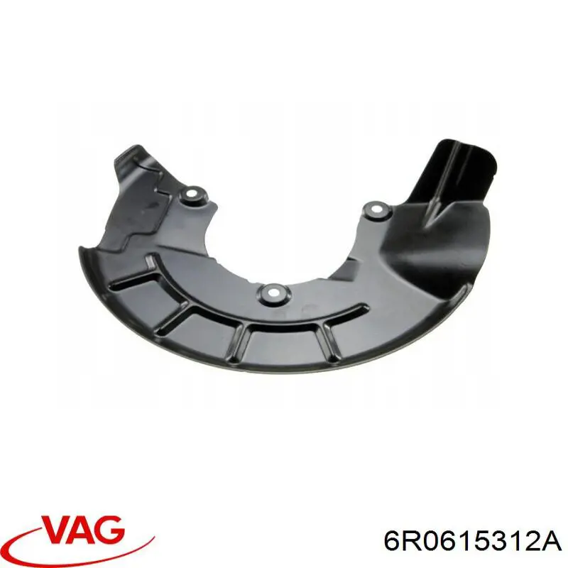6R0615312A VAG proteção do freio de disco dianteiro direito
