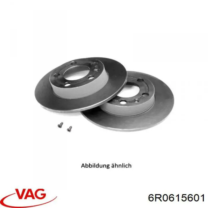 6R0615601 VAG тормозные диски