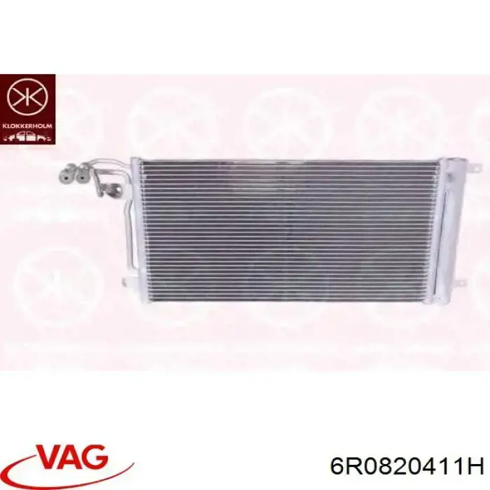 6R0820411H VAG радиатор кондиционера