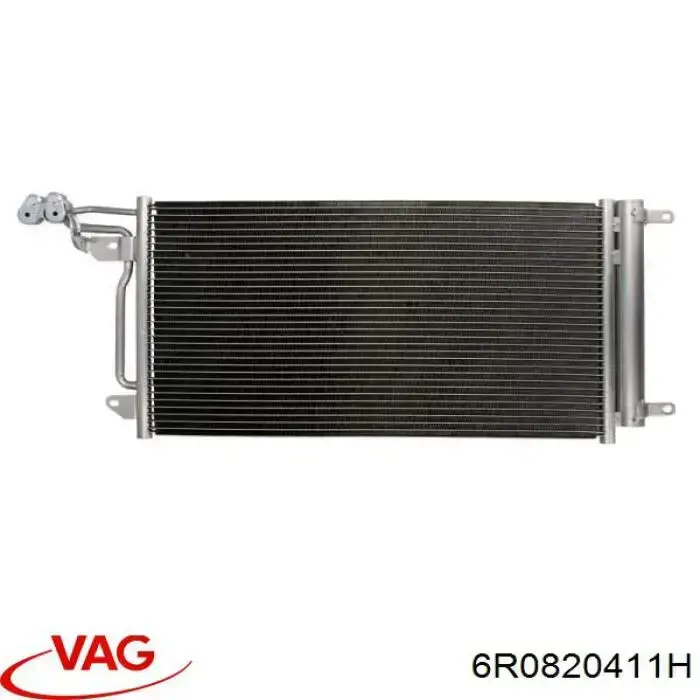 Конденсатор кондиционера VAG 6R0820411H цена, от 47.40 USD