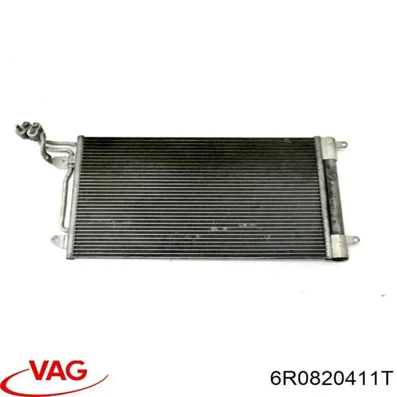 6R0820411T VAG radiador de aparelho de ar condicionado