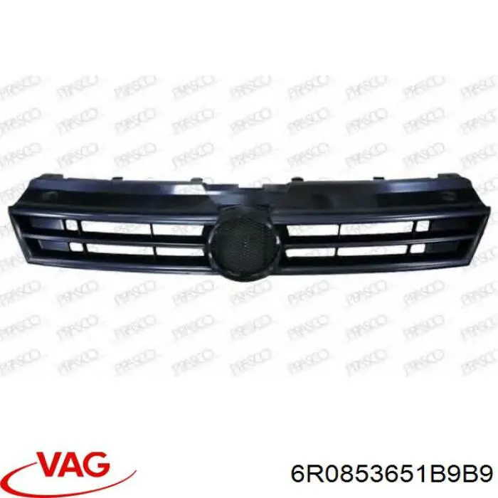 KH9507990 Elit Центральная решетка переднего бампера