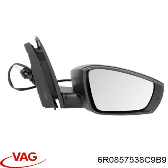 Правое зеркало 6R0857538C9B9 VAG
