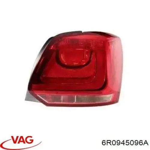 6R0945096A VAG lanterna traseira direita