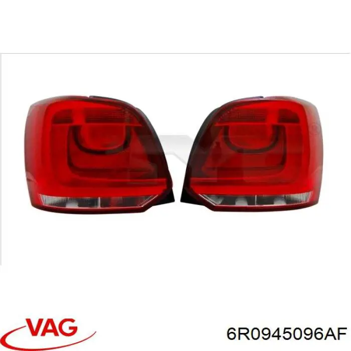 Фонарь задний правый 6R0945096AF VAG