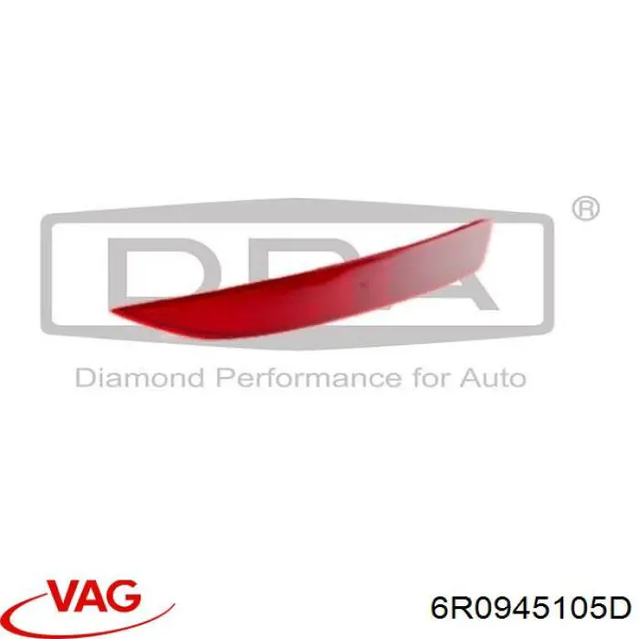 Левый отражатель заднего бампера Diamond/DPA 99451788002 цена, от 4.44 USD