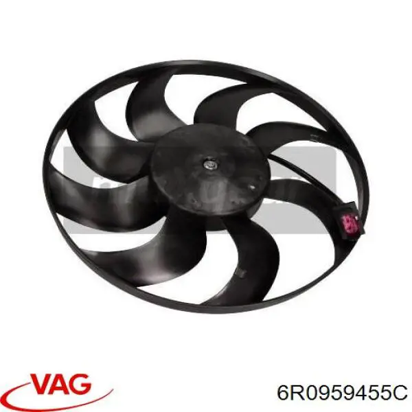 Электровентилятор кондиционера в сборе (мотор+крыльчатка) VAG 6R0959455C цена, от 50.79 USD